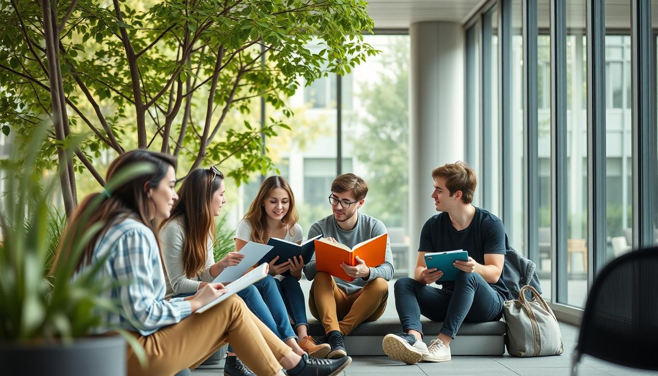 Digital learning platform with online study materials